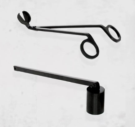 Candle Care Set · Wick Trimmer + Snuffer